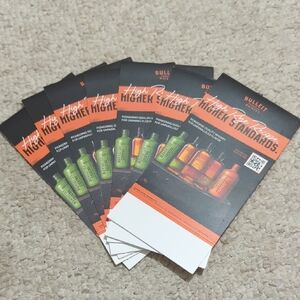 High Performance Hair Care Samples - Orange & Green Bottles